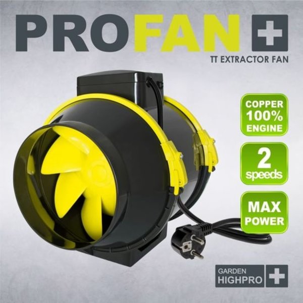 Garden Highpro TT Extractor 100mm (145 - 187 m3/h)