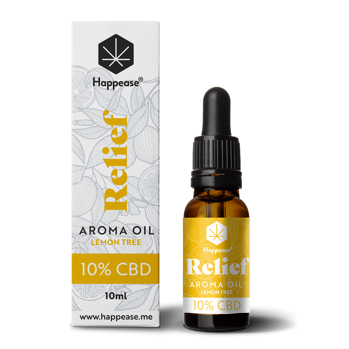 Happease – CBD Oil – Relief – Lemon Tree – 10ml
