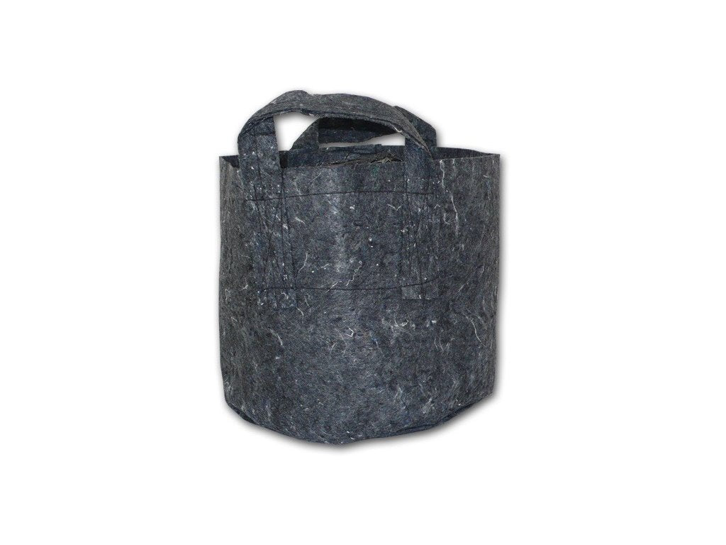 Root Pouch - Textile Pot With Handles Black 30L