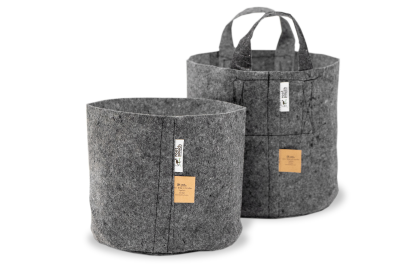 Root Pouch - Textile Pot With Handles Grey 22L