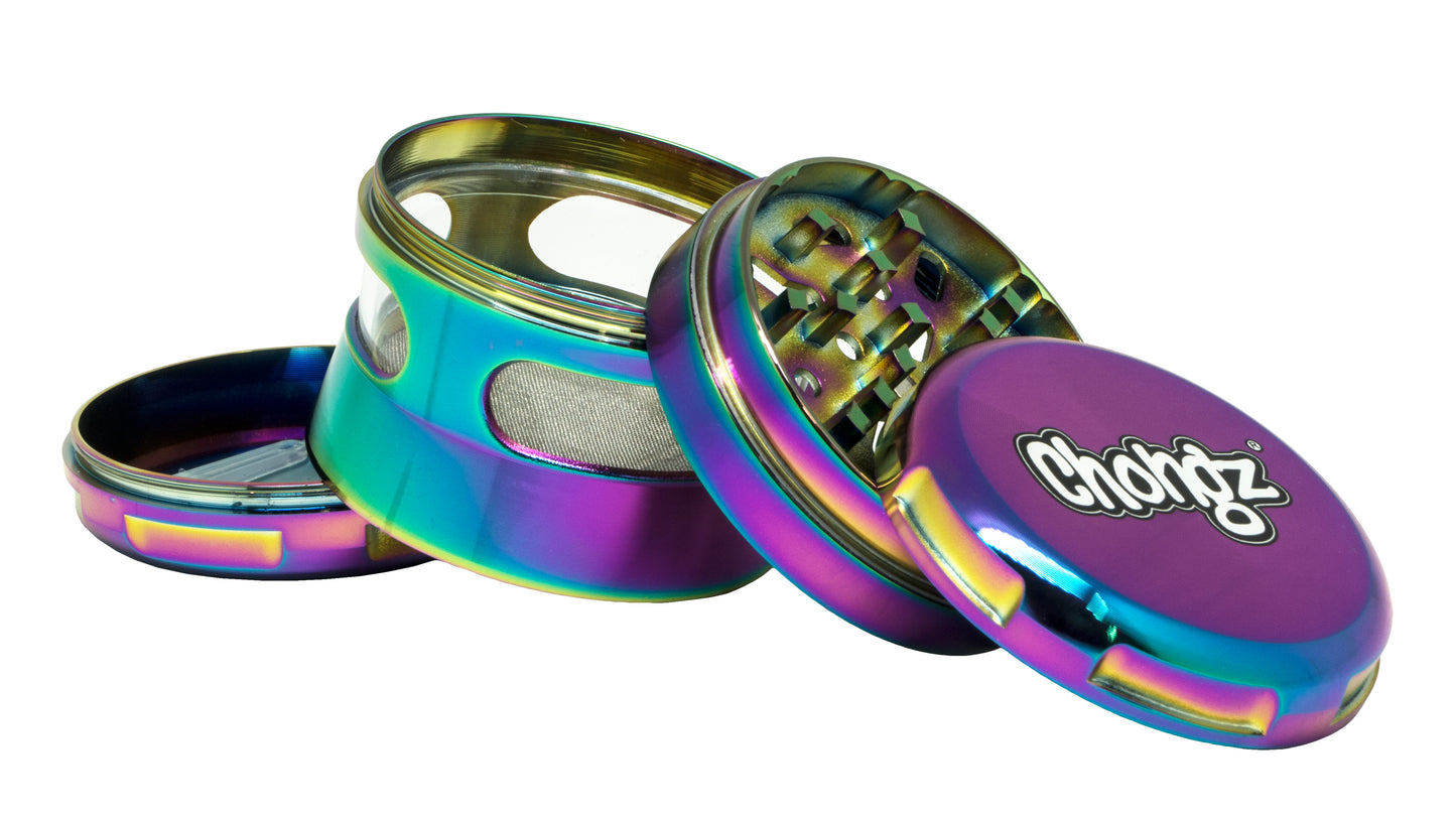 Chongz "Zippy" 63mm 4pt Rainbow Grinder