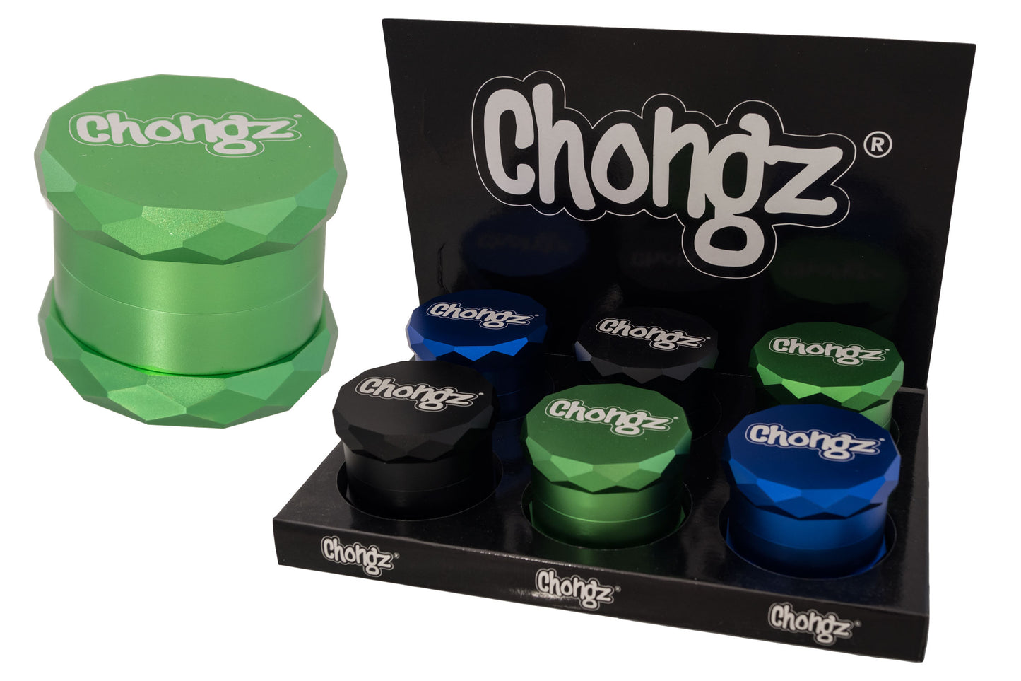 Chongz "Strangest Thing" 50mm 4pt Grinder asst colours