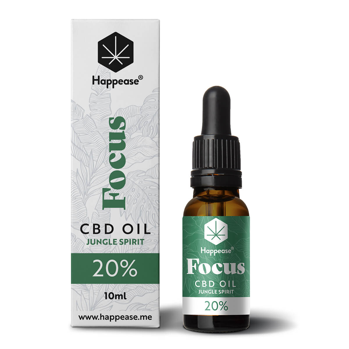 Happease – CBD Oil – Focus – Jungle Spirit – 10ml