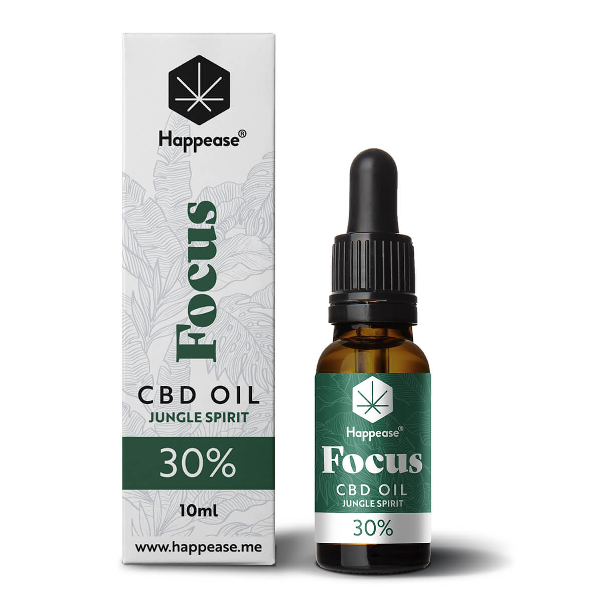 Happease – CBD Oil – Focus – Jungle Spirit – 10ml