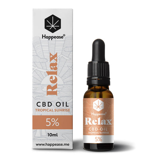 Happease – CBD Oil – Relax – Tropical Sunrise – 10ml