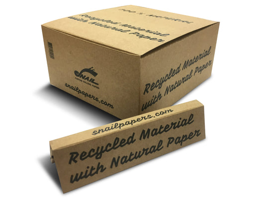 Pure Natural – 100% Recycled Material Papers – All-in-One KS Rolling Paper and filter booklets