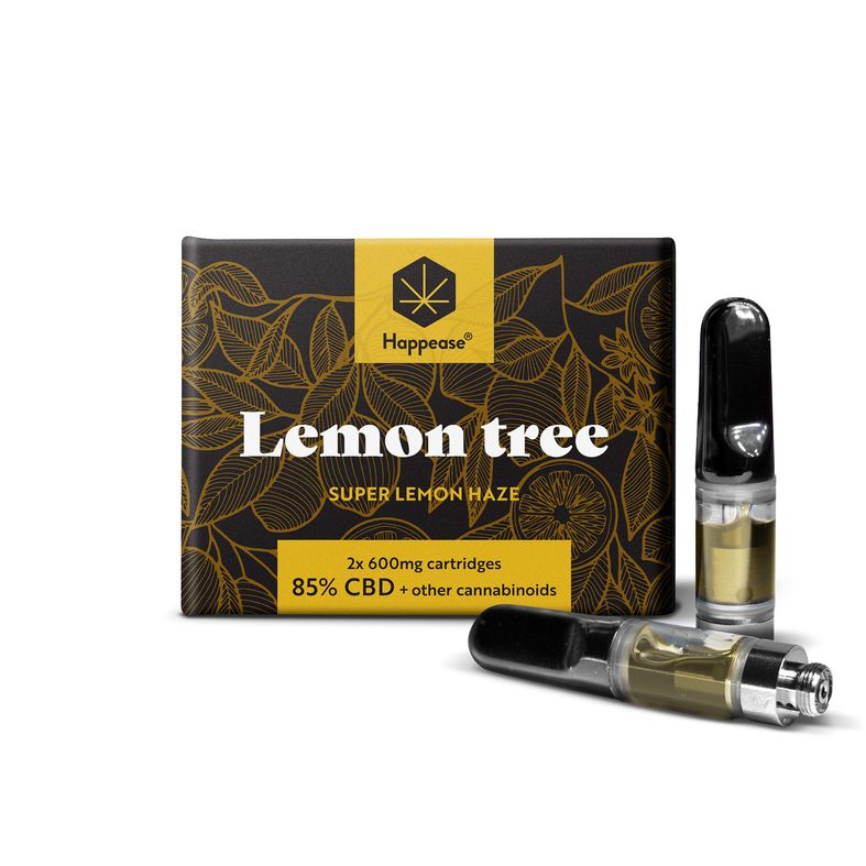 Happease – 85% CBD Cartridge 2pcs – Lemon Tree