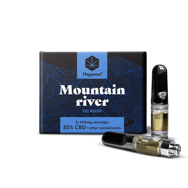 Happease – 85% CBD Cartridge 2pcs – Mountain River