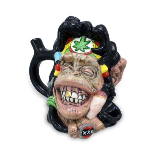 Rasta Chimp Pipe Mug