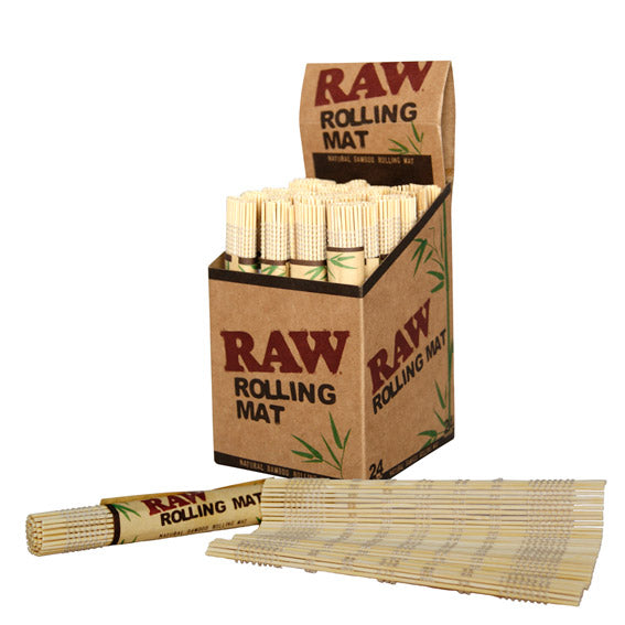 Rolling Mat Image Raw Bamboo Rolling Mats - 24 pack – Dailypuffproducts