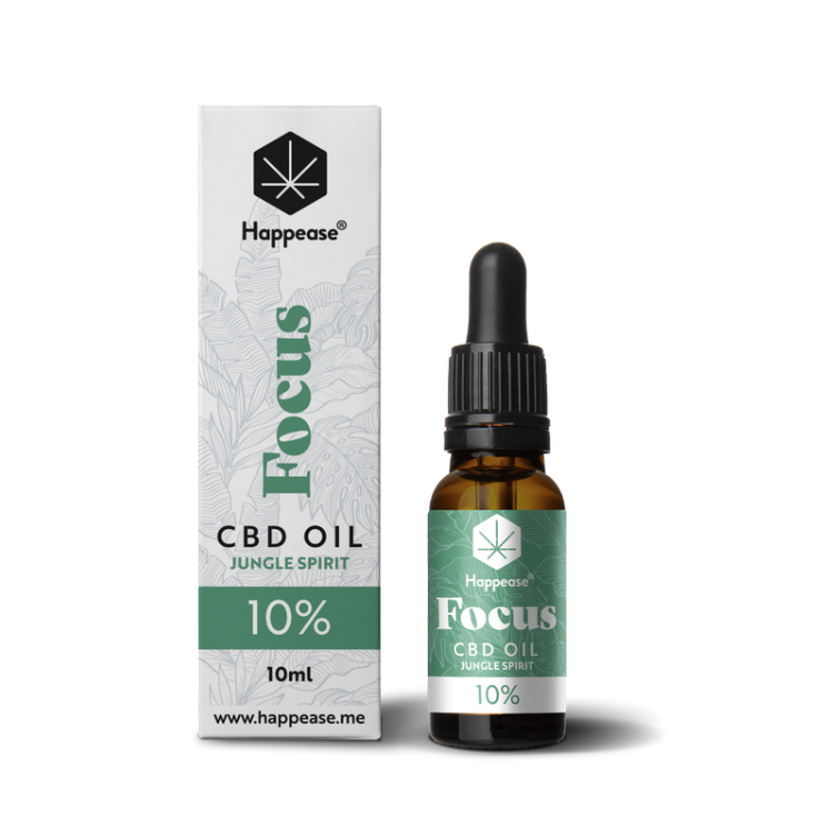 Happease – CBD Oil – Focus – Jungle Spirit – 10ml